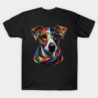 Dogs of Color - #6 (Jack Russell Terrier) T-Shirt